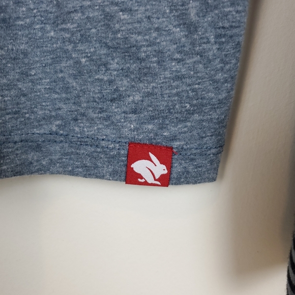 Rabbit Light Blue Remix Ringer Long Sleeve Shirt - Picture 6 of 7